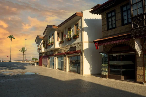 Streets City Centre Bazaar Port Area Side Antalya Street View — Stock Photo, Image