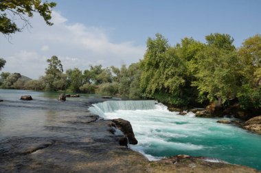 Manavgat Şelalesi, temiz doğası ve berrak sularıyla, Antalya Türkiye