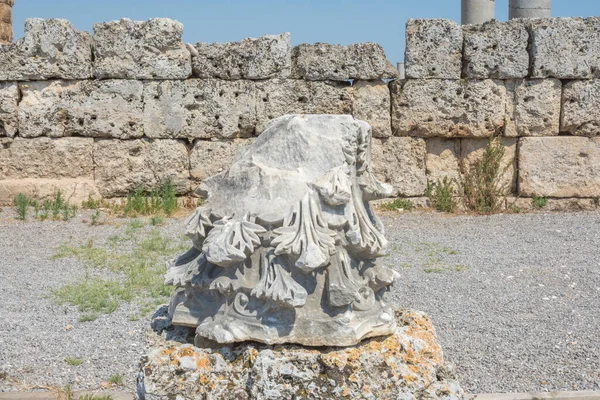 Perge Ancienne Ville Porte Romaine Une Des Villes Pamphyliennes Aurait — Photo