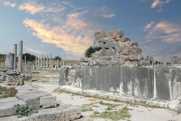 Perge Ancient City Nymphaion Septemius Severus Perge One Pamphylian Cities — Stock Photo, Image