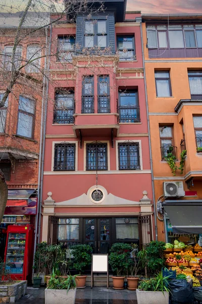 Uskudar Istanbul Turquie Février 2022 Maisons Kuzguncuk Maisons Maître Avec — Photo