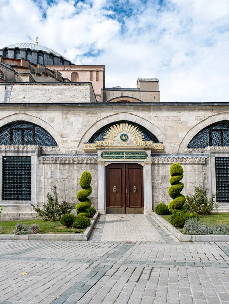 Hagia Sophia Mecset Kilátás Különböző Szögekből Istanbul — Stock Fotó