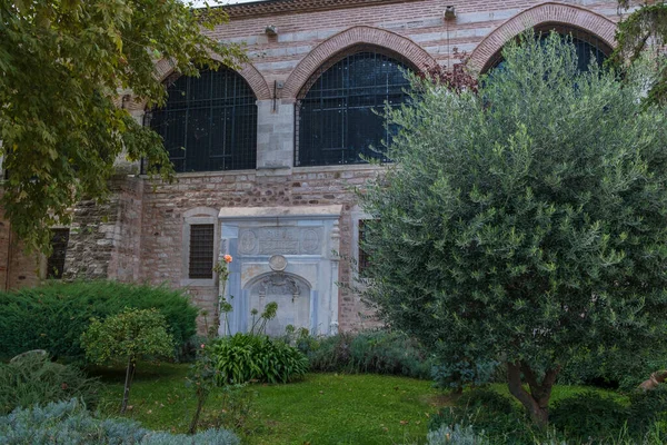 Istanbul Turecko 2022 Turecké Islámské Muzeum Umění Pohled Zahrady — Stock fotografie