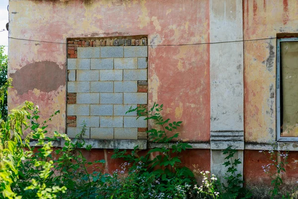 Elemento Uma Antiga Casa Campo Abandonada Vintage Retro Desaparecendo Aldeias — Fotografia de Stock