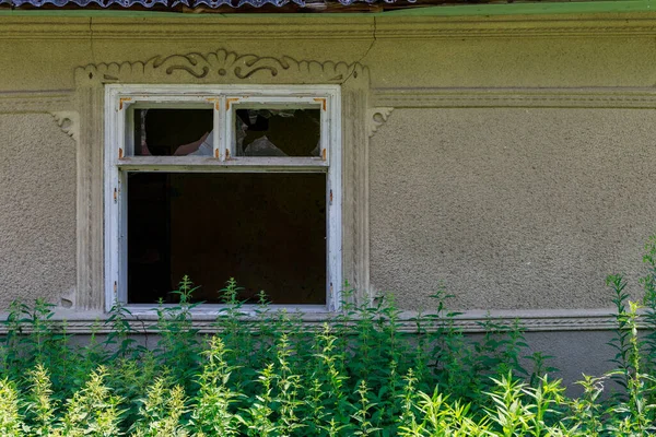 Elemento Uma Antiga Casa Campo Abandonada Vintage Retro Desaparecendo Aldeias — Fotografia de Stock