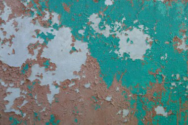 Eski bir grunge duvarının pürüzlü yüzeyi. Dokulu arka plan. Tasarım için boş. Altında ya da altında. Metin için alanı kopyala