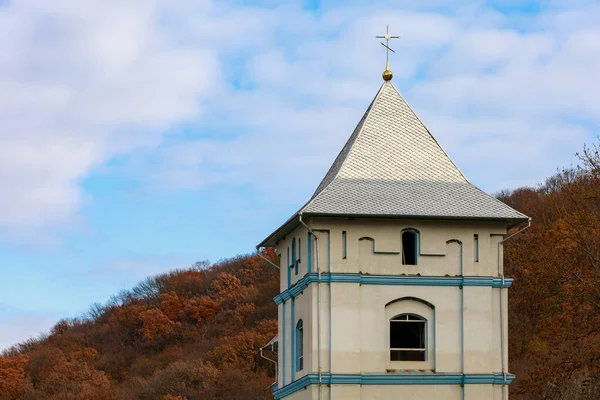 Das Dach Einer Kirche Oder Eines Klosters Christliche Religion Hintergrund — Stockfoto