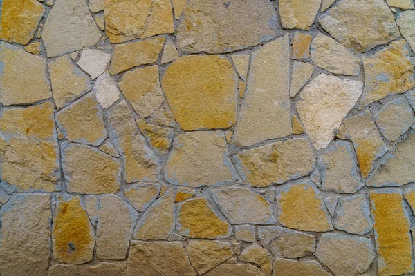 Superficie Pared Textura Áspera Hecha Piedra Decorativa Salvaje Material Popular —  Fotos de Stock