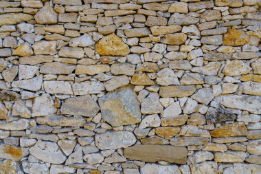 Eski antika antika taş duvar yüzeyi. Arkaplan