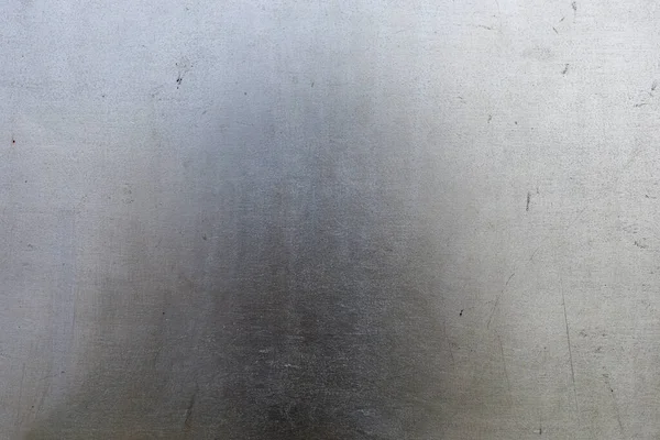 Superfície Aço Inoxidável Áspera Arranhada Fundo Texturizado Branco Para Design — Fotografia de Stock
