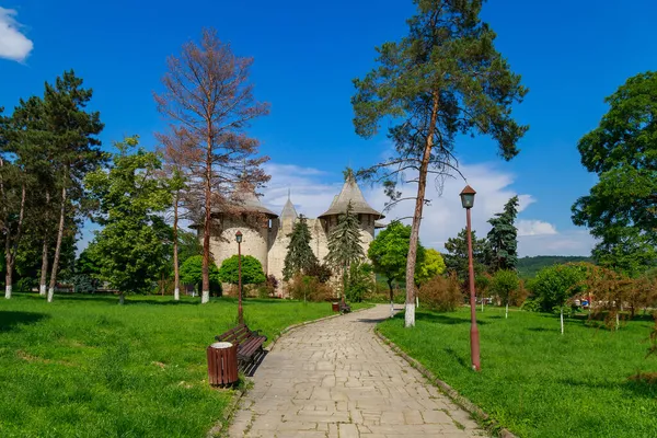 Turistlerin Başlıca Ilgi Odağı Soroca Kenti Moldova Ülkesidir Yüzyıl Kalesi — Stok fotoğraf