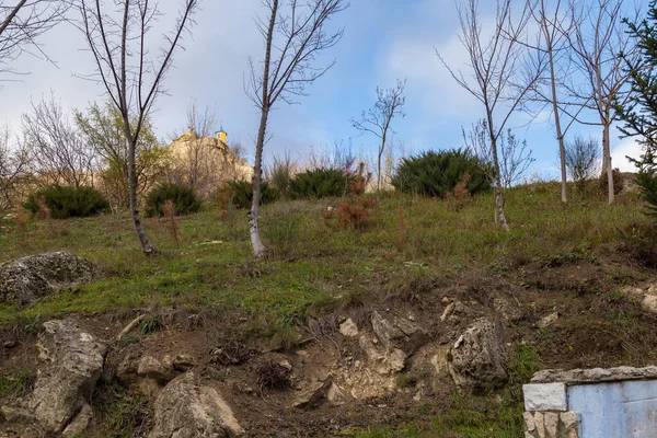 Декабря 2020 Сахарна Молдова Самый Известный Монастырь Стране Место Паломничества — стоковое фото