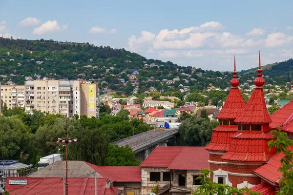 Általános Kilátás Városra Illusztratív Szerkesztőség 2021 Június Otaci Moldova Háttér — Stock Fotó