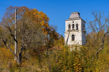 Antika antika vintage kule. Metin için kopyalama alanı olan arkaplan