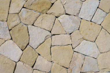 Eski antika antika taş duvar yüzeyi. Arkaplan