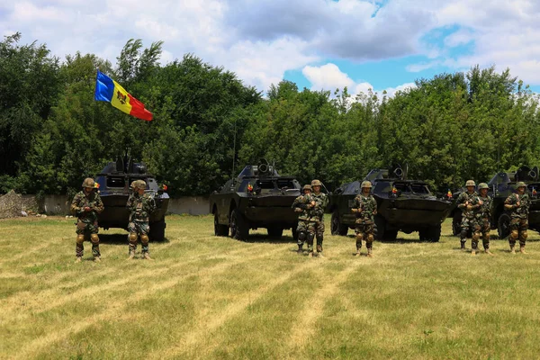 국가의 군인들 훈련에 2020 Balti Moldova 실례적 — 스톡 사진