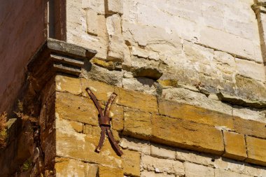 Antika antika vintage kule. Metin için kopyalama alanı olan arkaplan