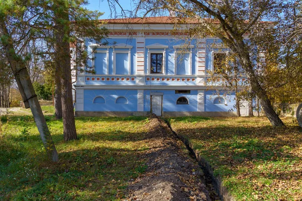 Nooduitgang Ingang Vanaf Het Einde Van Het Gebouw Huis Stijl — Stockfoto