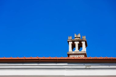 19. yüzyılın klasik Rus mimarisinin bir unsuru. Moldova 'ya hoş geldiniz. Tarihsel ve kültürel miras. Metin veya harf için kopyalama alanı olan arkaplan