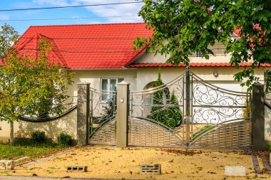 Köy evi. Kırsal Mimarlık. Metin için kopyalama alanı olan arkaplan