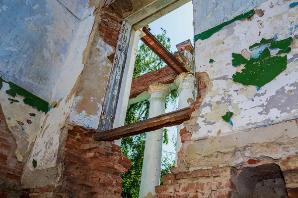 Abandonado Patrimonio Histórico Cultural Abandonado Arquitectura Antigua Detalles Inusuales Mirada —  Fotos de Stock