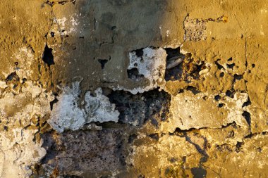 Eski duvarın yıkıntıları. Tasarım için arkaplan ya da zemin. Tasarımcı için grafik kaynağı boş.