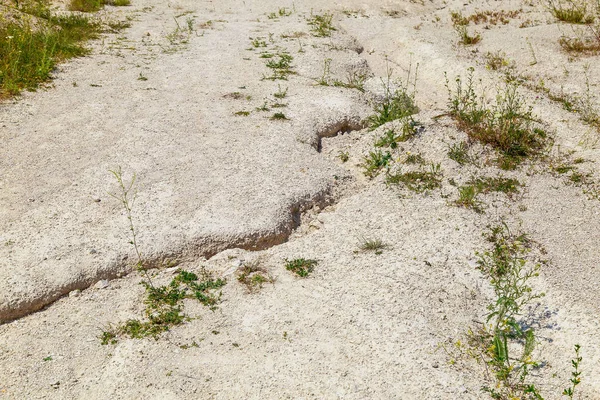 Limestone Wild Beautiful Landscape Background Natural Stone Bottom Ancient Sarmatian — Stock Photo, Image