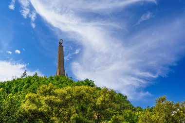 Yaşam ve ışığın sembolü olarak mumun anıtı. Metin için kopyalama alanı olan arkaplan