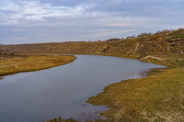 Μειώνοντας Τον Ποταμό Reut Στη Μολδαβία Εξαφανίζονται Ποτάμια Και Στεγνώνουν — Φωτογραφία Αρχείου