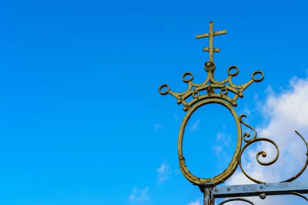 Kreuz Als Religiöses Symbol Des Christentums Religiöses Zeichen Des Glaubens — Stockfoto