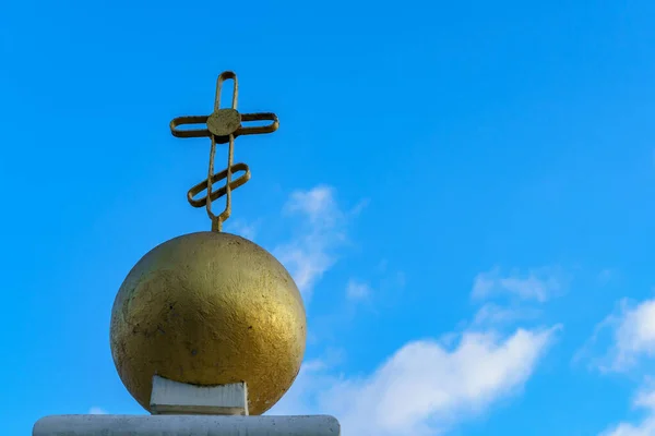 Kreuz Als Religiöses Symbol Des Christentums Religiöses Zeichen Des Glaubens — Stockfoto