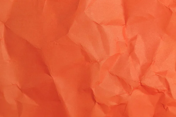 Crumpled Blank Orange Paper · Free Stock Photo