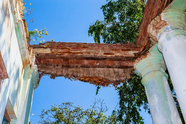 Abandonado Patrimonio Histórico Cultural Abandonado Arquitectura Antigua Detalles Inusuales Mirada —  Fotos de Stock