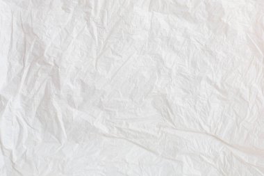 Plastik ambalaj çantasının buruşuk dokusu. Arkaplan veya boş