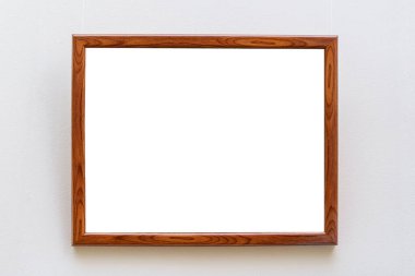 İzole edilmiş beyaz kopya alanı olan fotoğraf veya resim için çerçeve