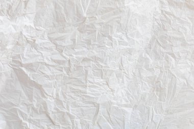 Plastik ambalaj çantasının buruşuk dokusu. Arkaplan veya boş