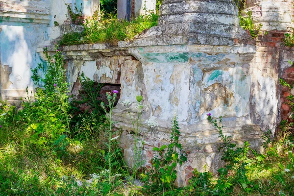 Abandonado Património Histórico Cultural Abandonado Antiga Arquitectura Detalhes Incomuns Olhar — Fotografia de Stock