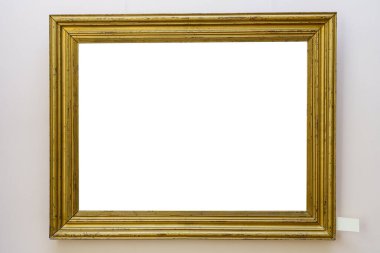 İzole edilmiş beyaz kopya alanı olan fotoğraf veya resim için çerçeve