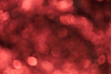 Portre merceğinin bokeh veya bulanık arkaplanı. Odaklanma azaldı. Sıcak renk tonu