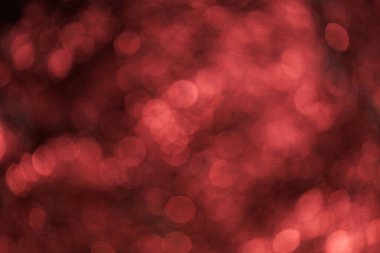 Portre merceğinin bokeh veya bulanık arkaplanı. Odaklanma azaldı. Sıcak renk tonu