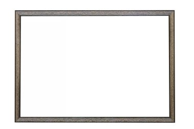 Frame for photo or picture with copy space on white isolated background