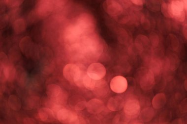 Portre merceğinin bokeh veya bulanık arkaplanı. Odaklanma azaldı. Sıcak renk tonu