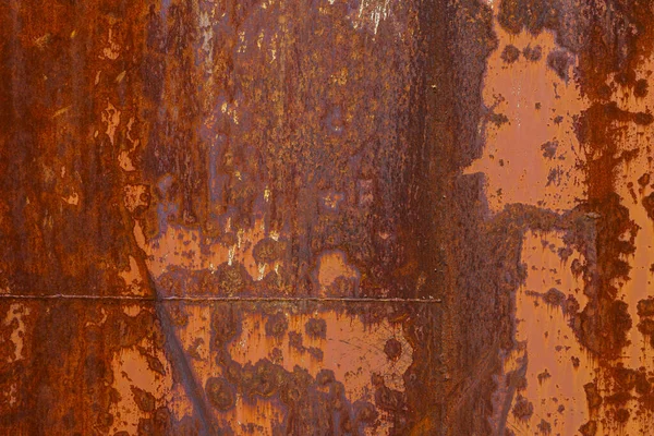 Rusty Metal Wall Nuclear Bunker Texture Background Backdrop Design — 스톡 사진