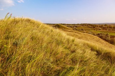 Doğu Avrupa 'nın dağlık doğası. Metin veya yazıtlar için kopyalama alanı olan arkaplan