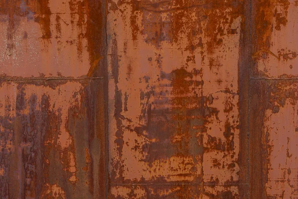 Rusty Metal Wall Nuclear Bunker Texture Background Backdrop Design —  Fotos de Stock