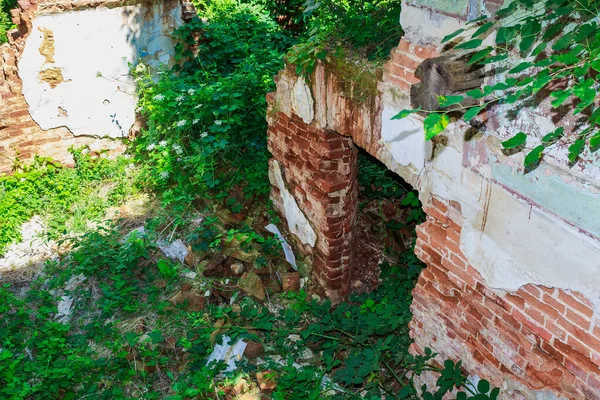 Abandonado Património Histórico Cultural Abandonado Antiga Arquitectura Detalhes Incomuns Olhar — Fotografia de Stock