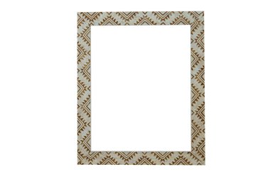 Beyaz izole arkaplanda fotokopi alanı olan fotoğraf veya resim çerçevesi