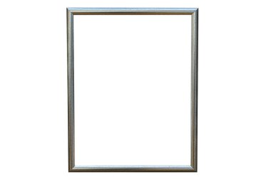 Beyaz izole arkaplanda fotokopi alanı olan fotoğraf veya resim çerçevesi