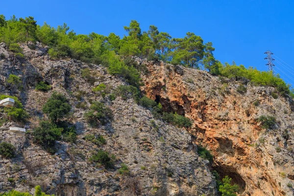 Tureckie Góry Taurus Regionie Kemer Prowincji Antalya Tło Miejscem Kopiowania — Zdjęcie stockowe