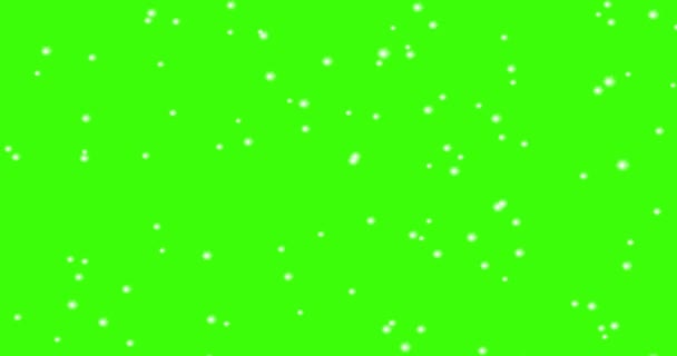 Snowfall Overlay Green Background Winter Slowly Realistic Falling Snow  Effect — Stock Video © Zainansari #585594576